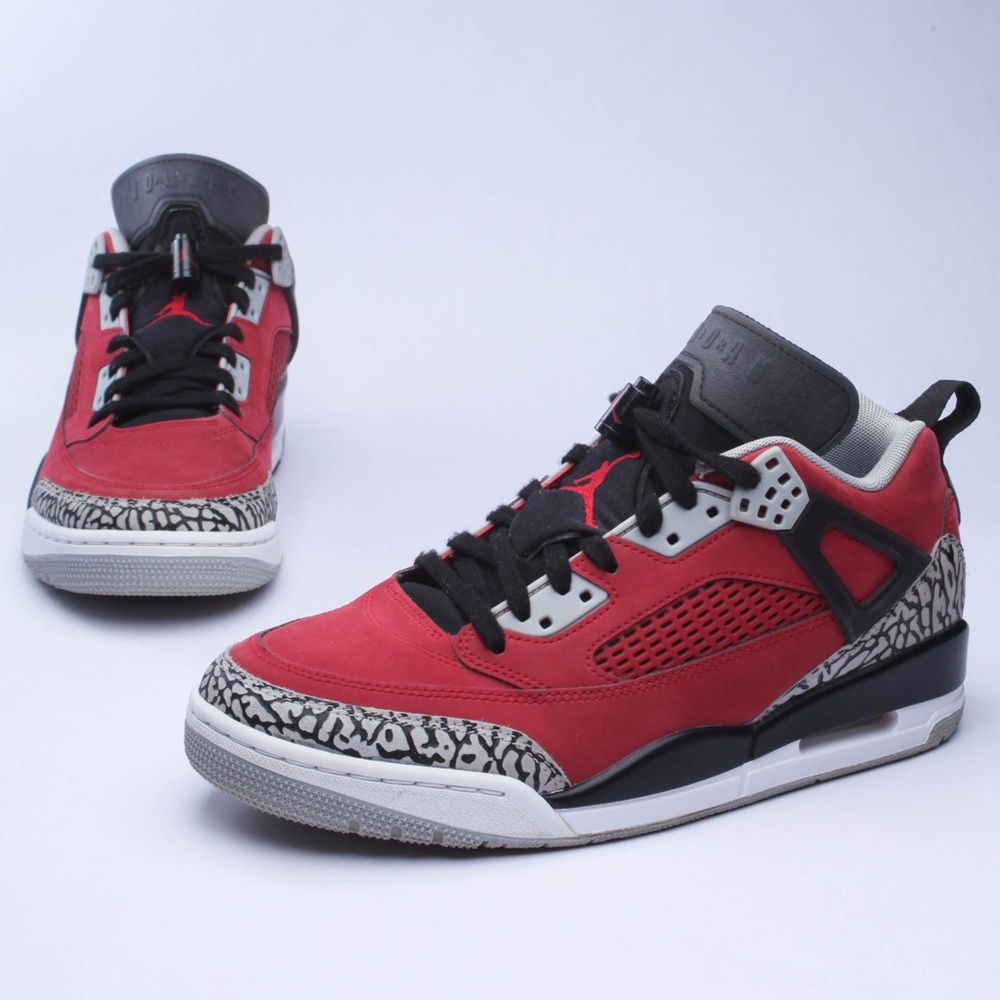 Nike Jordan Spizike Low Gym Red Black Wolf Grey FQ1759-600 Size 8